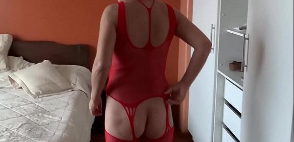  ARDIENTES 69 - MY WIFE IS ON DISPLAY IN LINGERIE AND NYLON